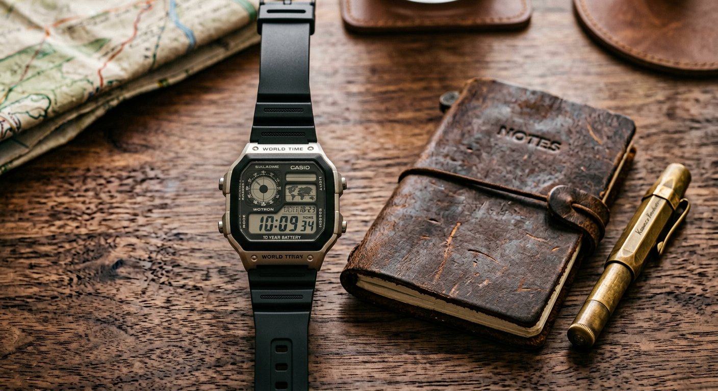 Read more about the article Часы Casio с десятилетней батарейкой 10 Year Battery: секрет энергоэффективности и функции памяти Telememo