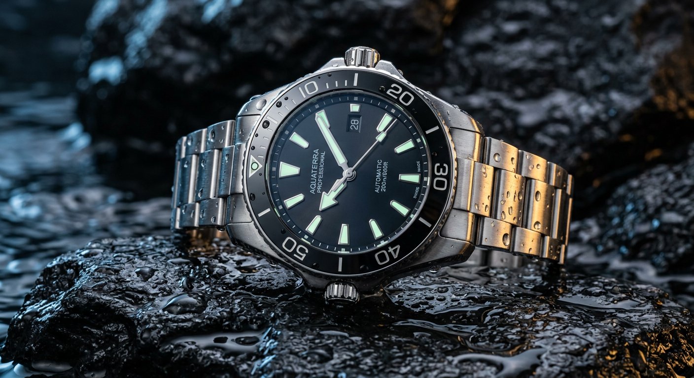 Read more about the article Маркировка водонепроницаемости наручных часов: расшифровка WR 30, 50, 100 и 200 метров для плавания и дайвинга
