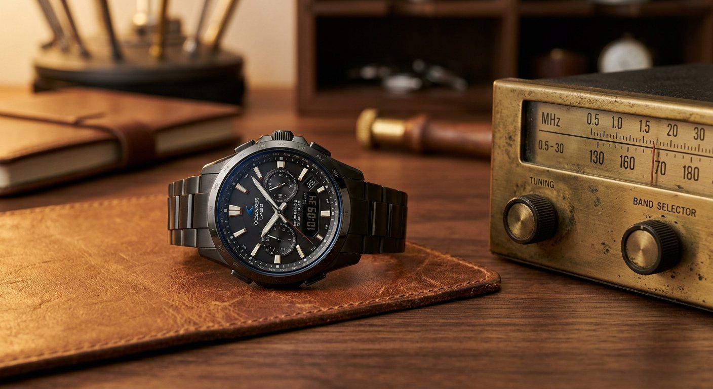 Read more about the article Радиосинхронизация времени Multi Band 6 в часах Casio: как работает калибровка по атомным вышкам