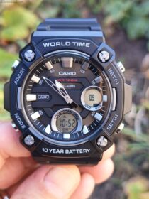[Обзор CASIO] AEQ-120W-1AV — «тяжеловес» бюджетной линейки