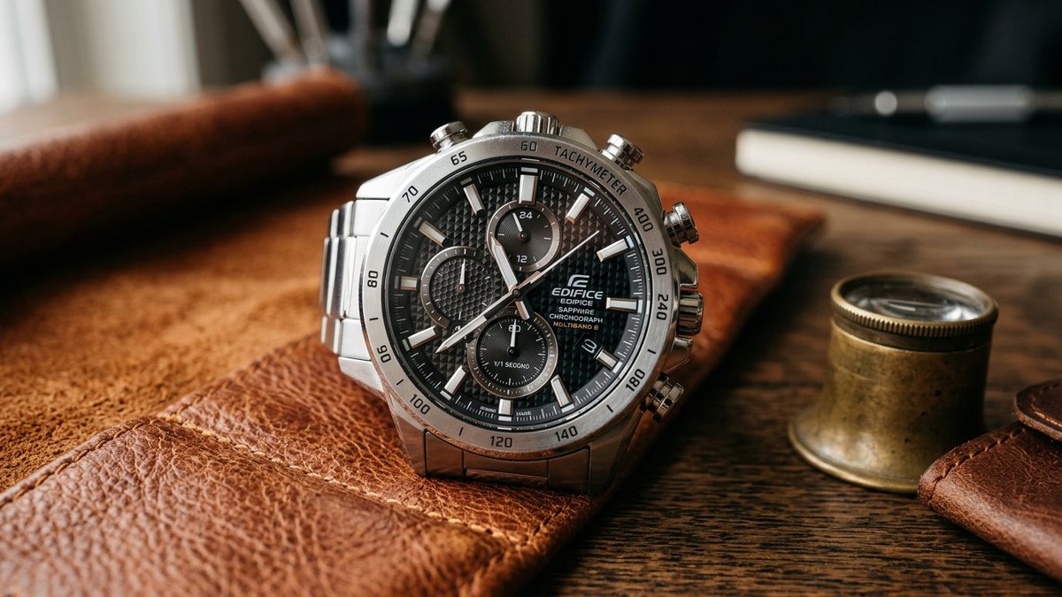 Read more about the article Циферблат с гильошированием и объемной текстурой в часах Casio Edifice и Collection: как создается рельеф и игра света