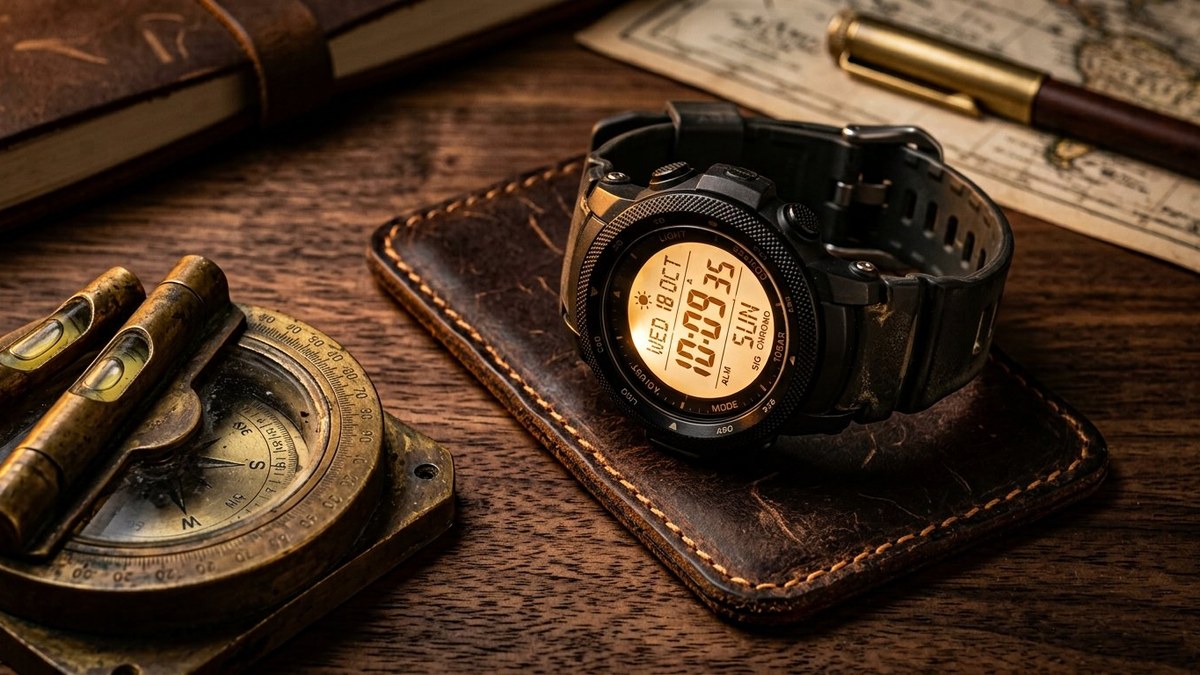 Read more about the article Автоматическая подсветка Auto Light в часах Casio: как ртутный и акселерометрический датчик наклона зажигает экран при повороте руки