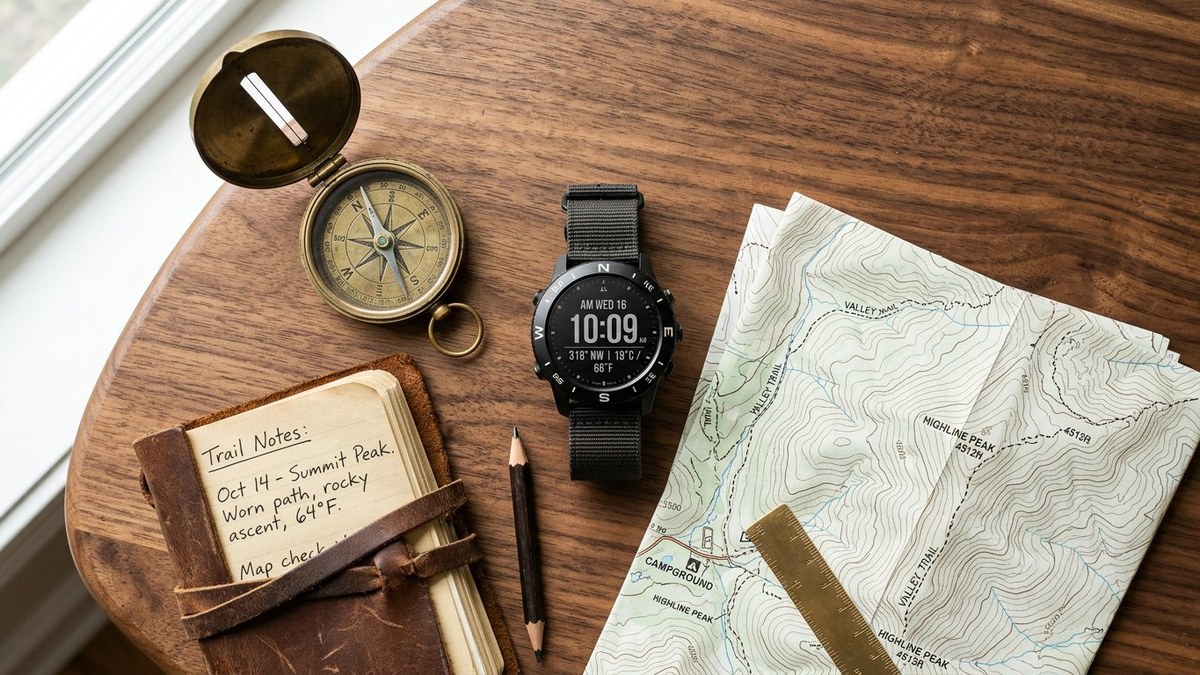 Туристические часы Casio Outgear с компасом и термометром