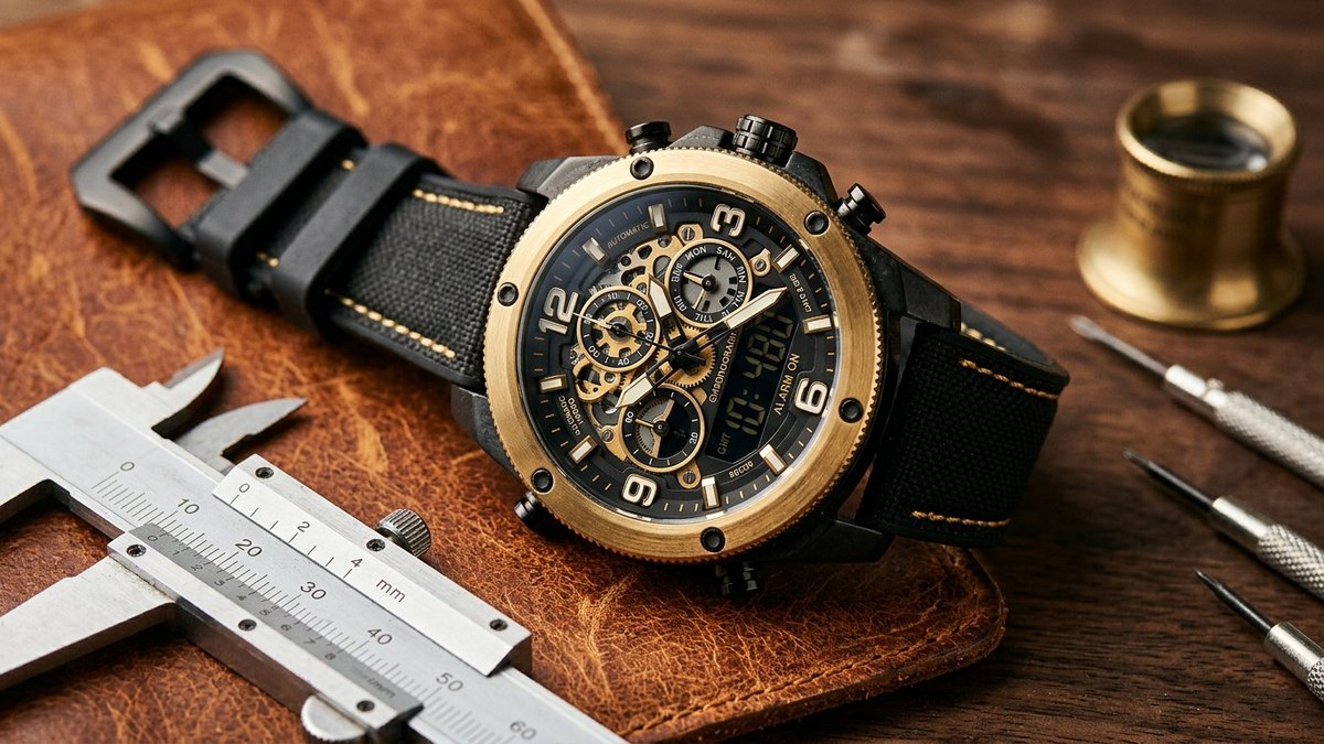 Read more about the article Крупные комбинированные часы Casio G-Shock GA-100 и GA-110: трехмерный циферблат, магнитная защита ISO 764 и настройка скорости