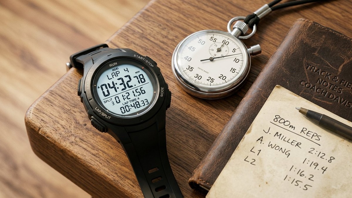 Read more about the article Секундомер с памятью кругов Lap Memory в часах Casio: чем отличается время круга Lap от промежуточного финиша Split