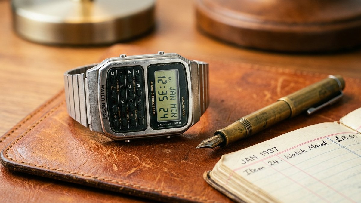 Read more about the article Винтажные часы Casio с калькулятором Data Bank: история клавиатурных моделей CA-53W и DBC-32 от 80-х до наших дней